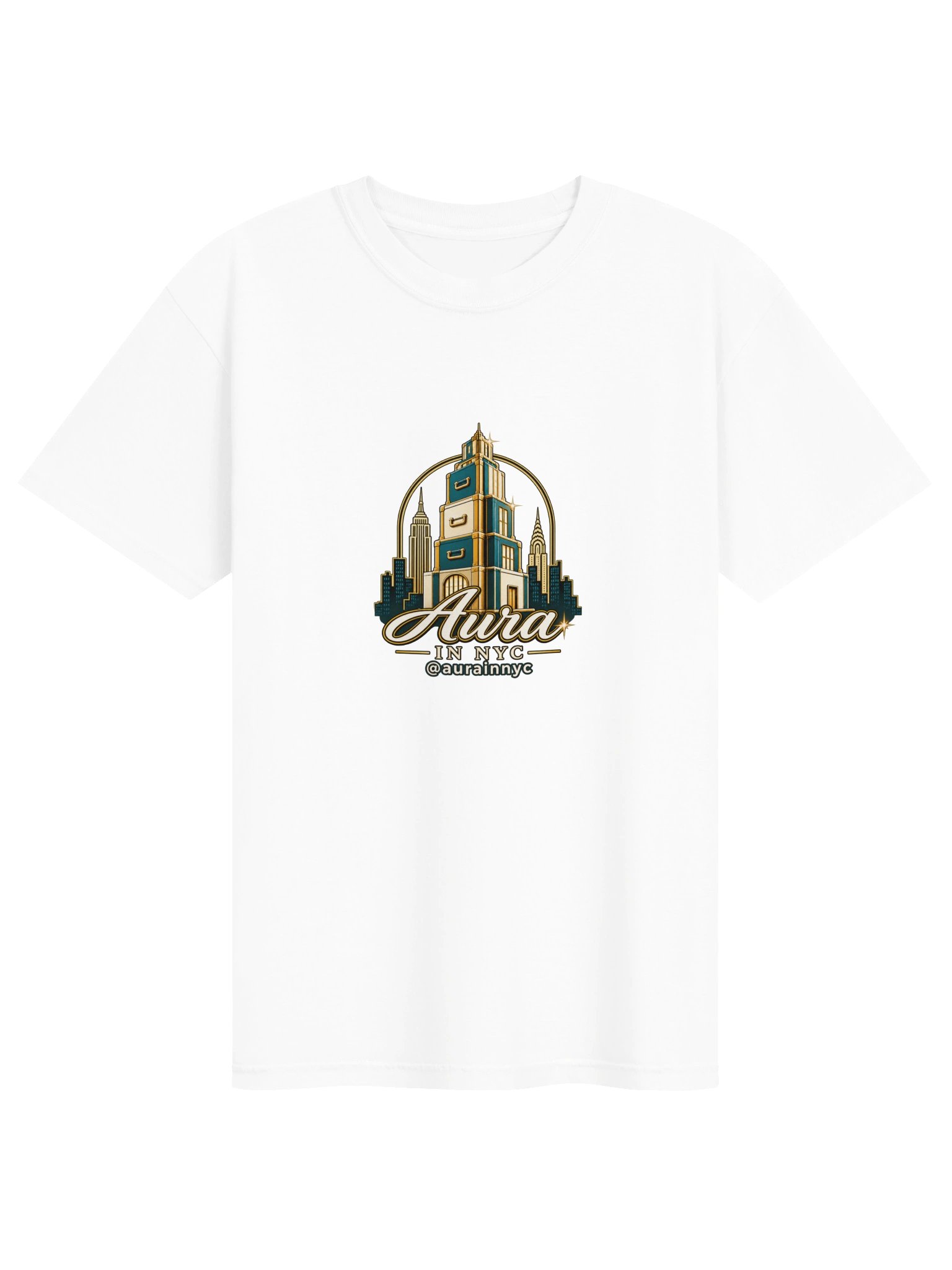 Trunk Tower - Aura in NYC T-Shirt - White product image (1)
