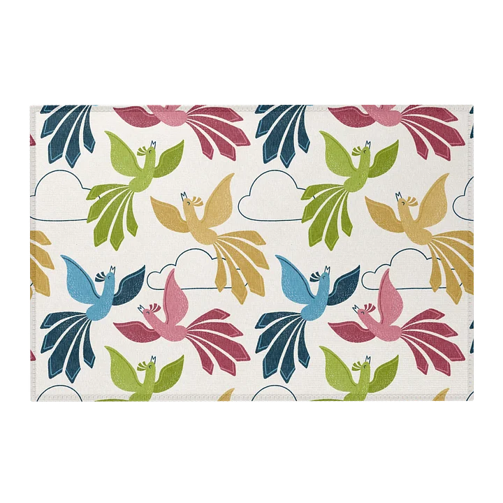Mid-Century Modern Firebirds Area Rug product image (2)