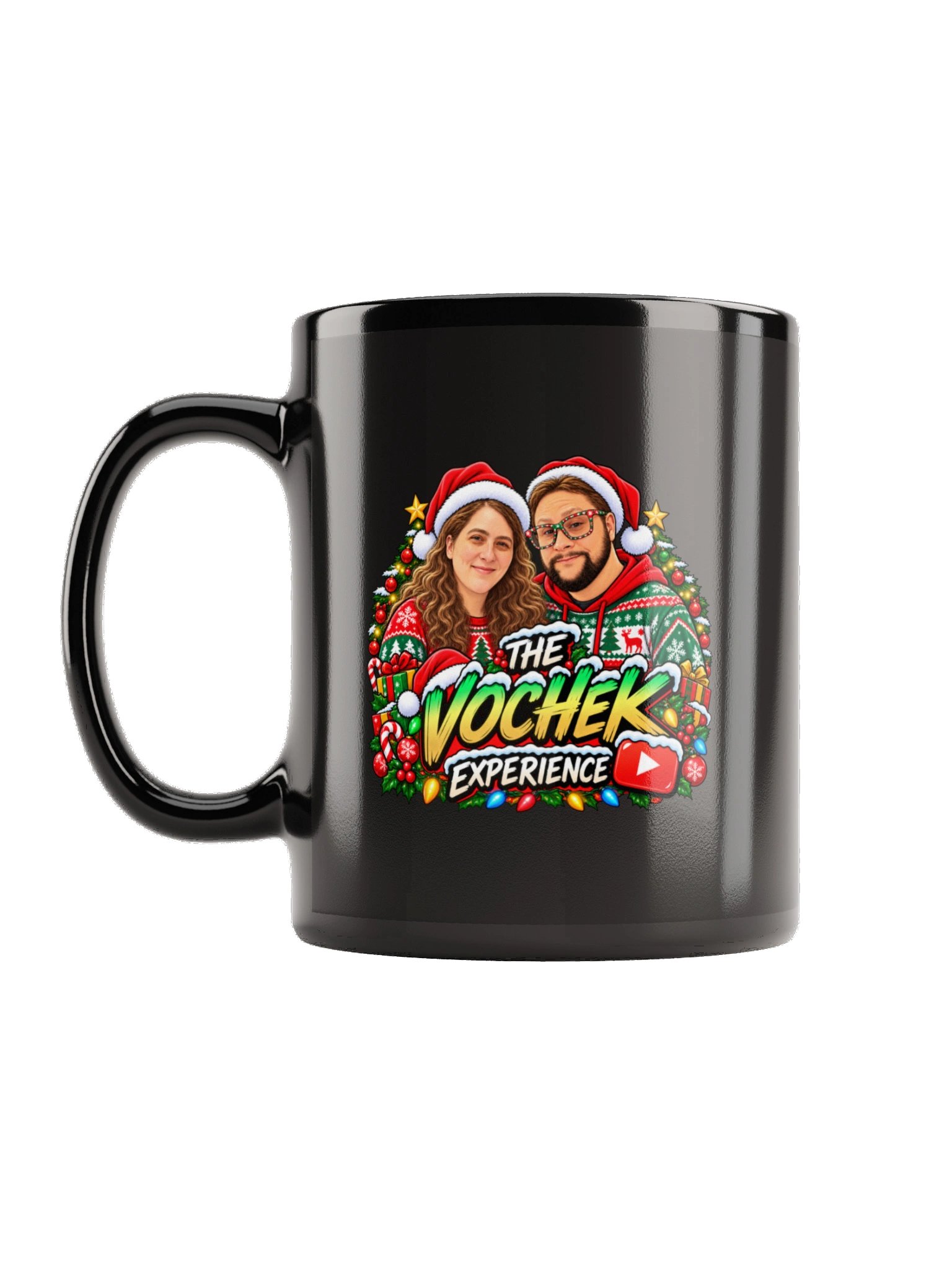 Merry Christmas! Black Glossy Mug product image (1)
