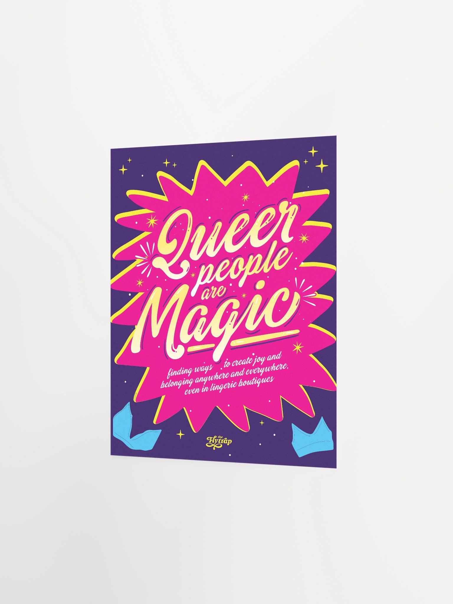 Queer people are magic 8x10 poster product image (2)