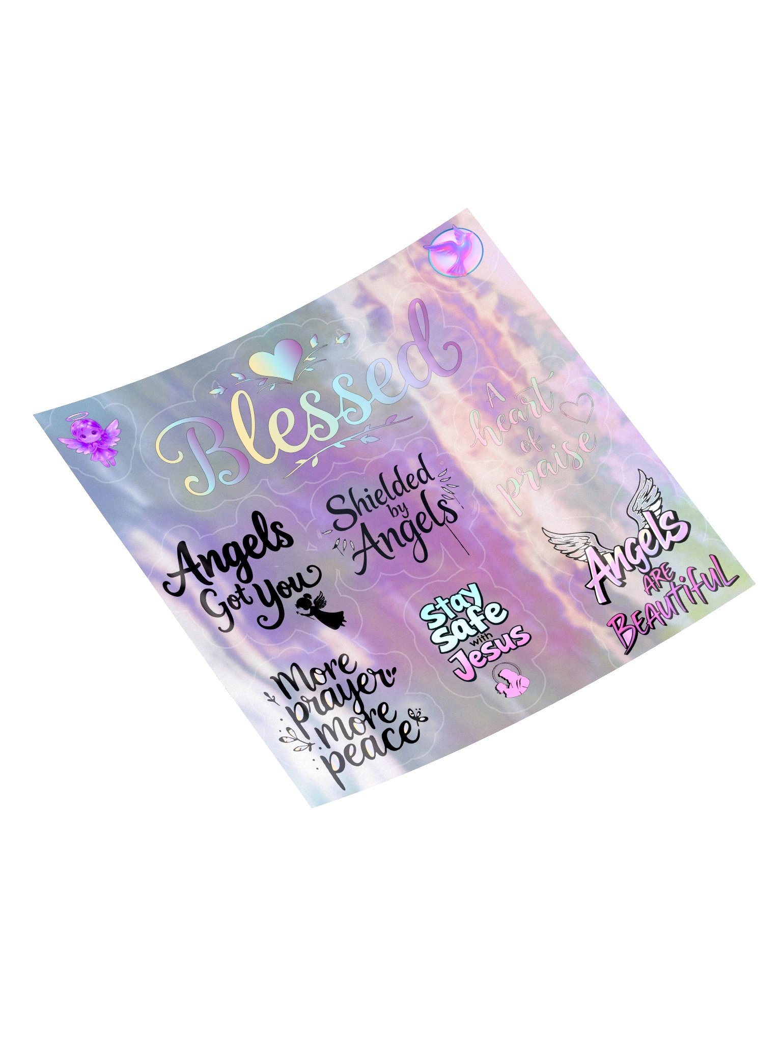 Blessed Holographic Sticker Sheet product image (4)