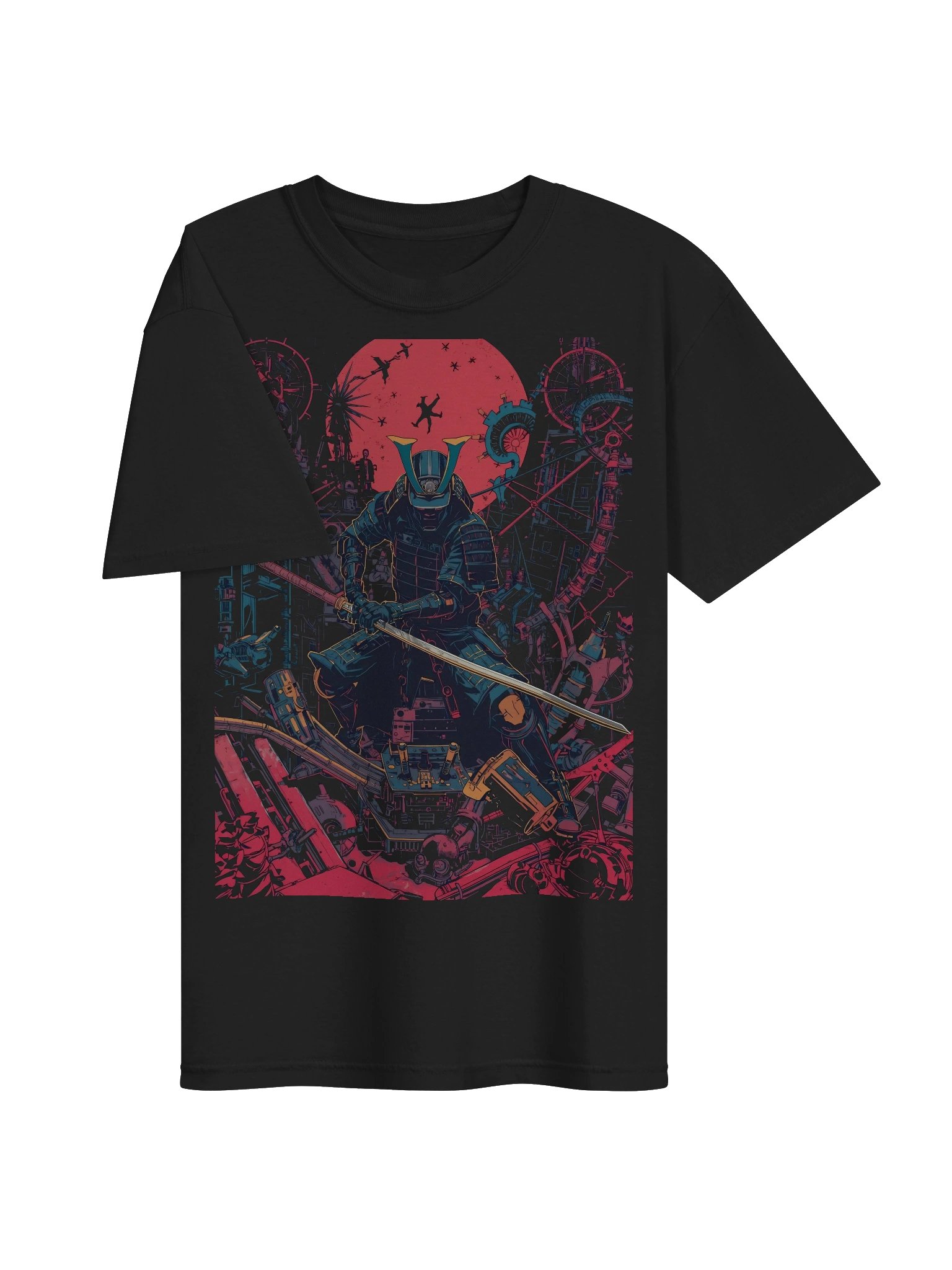 Samurai of Cyber Chaos Heavyweight T-Shirt product image (6)