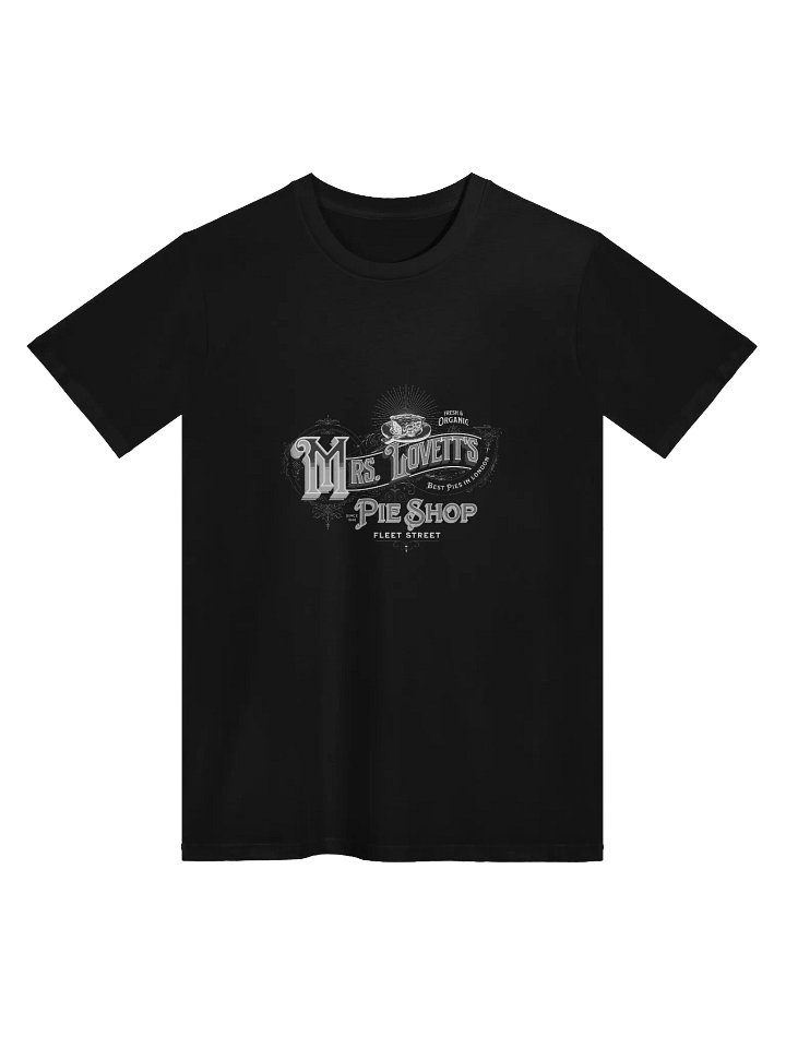 Mrs. Lovett’s Pie Shop T-Shirt – AS Color Unisex Premium Tee for Sweeney Todd & Broadway Fans product image (1)