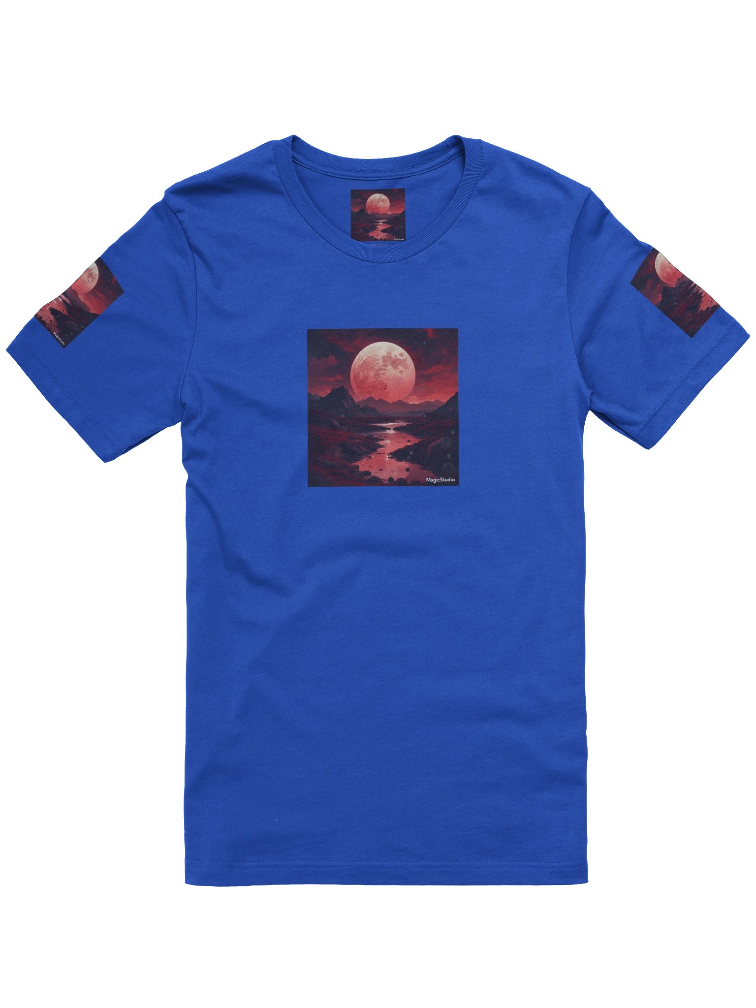 Lunar Reflections Red Moon T-Shirt product image (1)