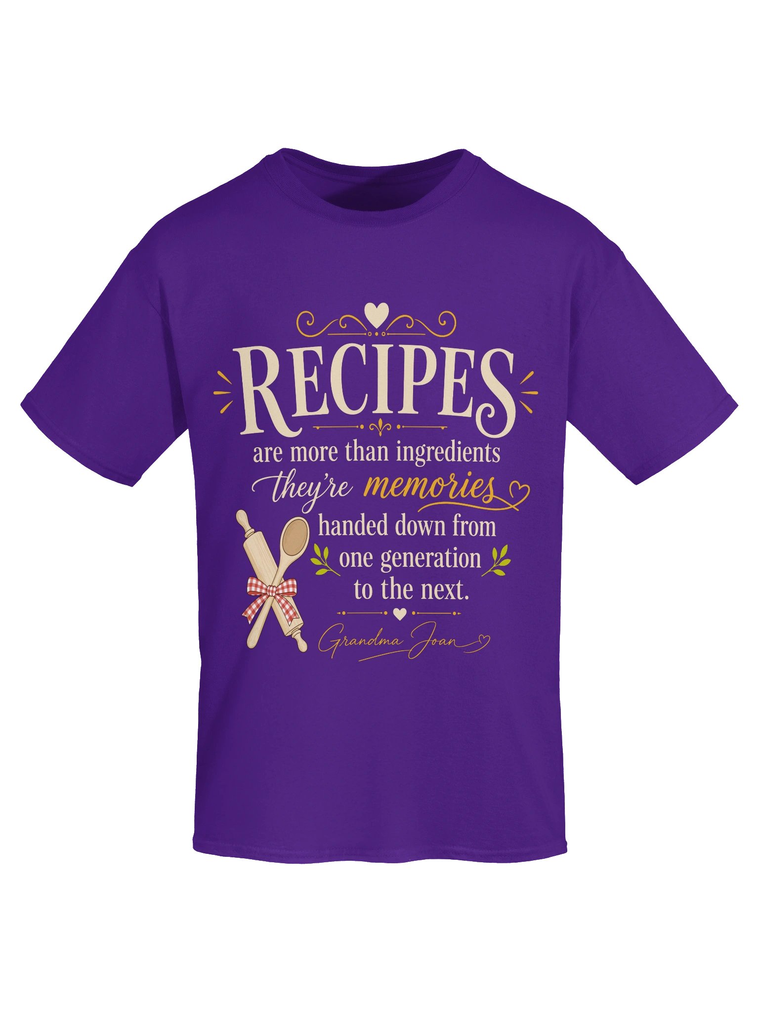 Recipes Are More Than Ingredients There Memories! - t-shirt product image (6)