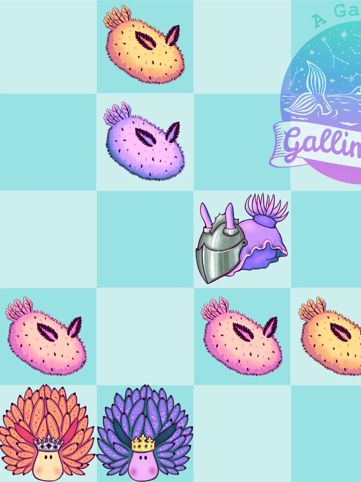 FREE Sea Slug Digital Chess Set! (png images) product image (8)