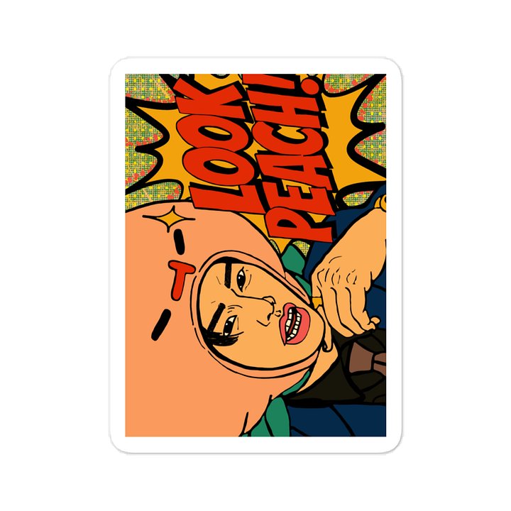 "Lookpeach" - Me & Thee Decal product image (1)