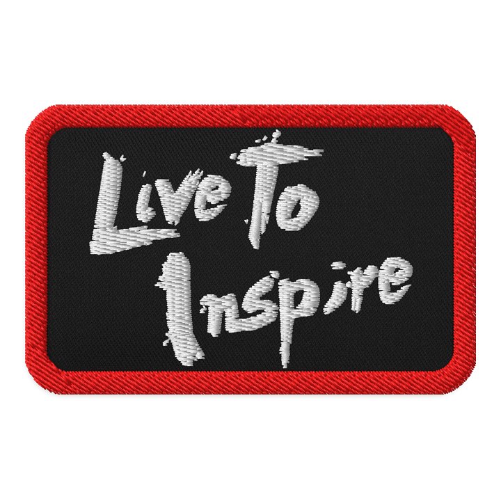 Live To Inspire Patch product image (1)
