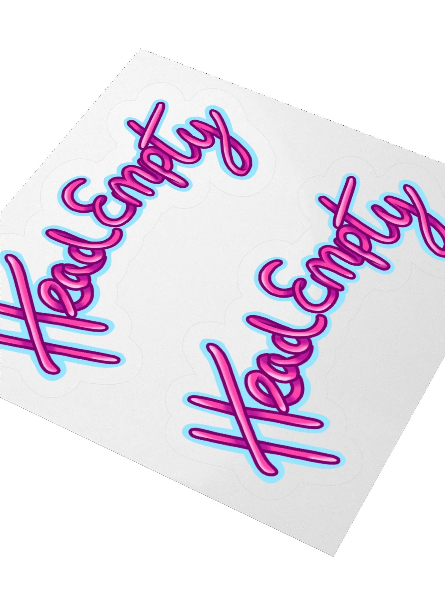Head Empty Double Sticker Pack product image (1)