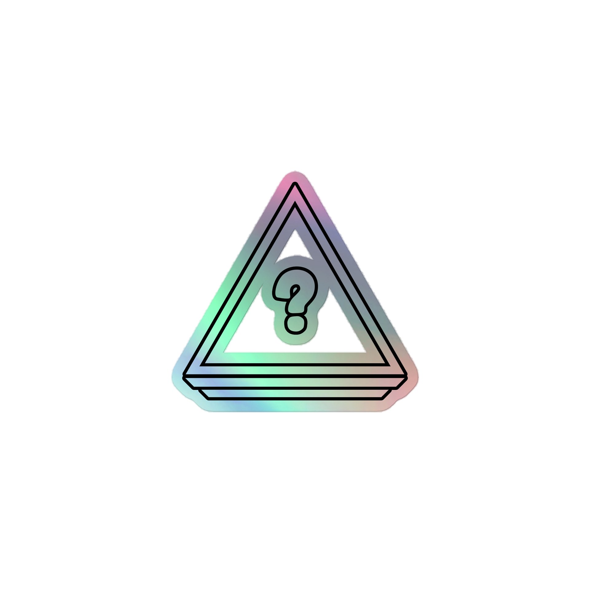 Conspiracy Inverted Sticker (Holo) product image (1)