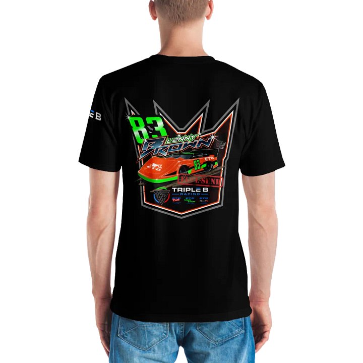 Lenny Brown Late Model T-Shirt (Black) product image (1)