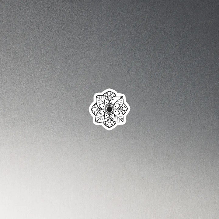 FLOWER1Die-Cut Magnet product image (2)