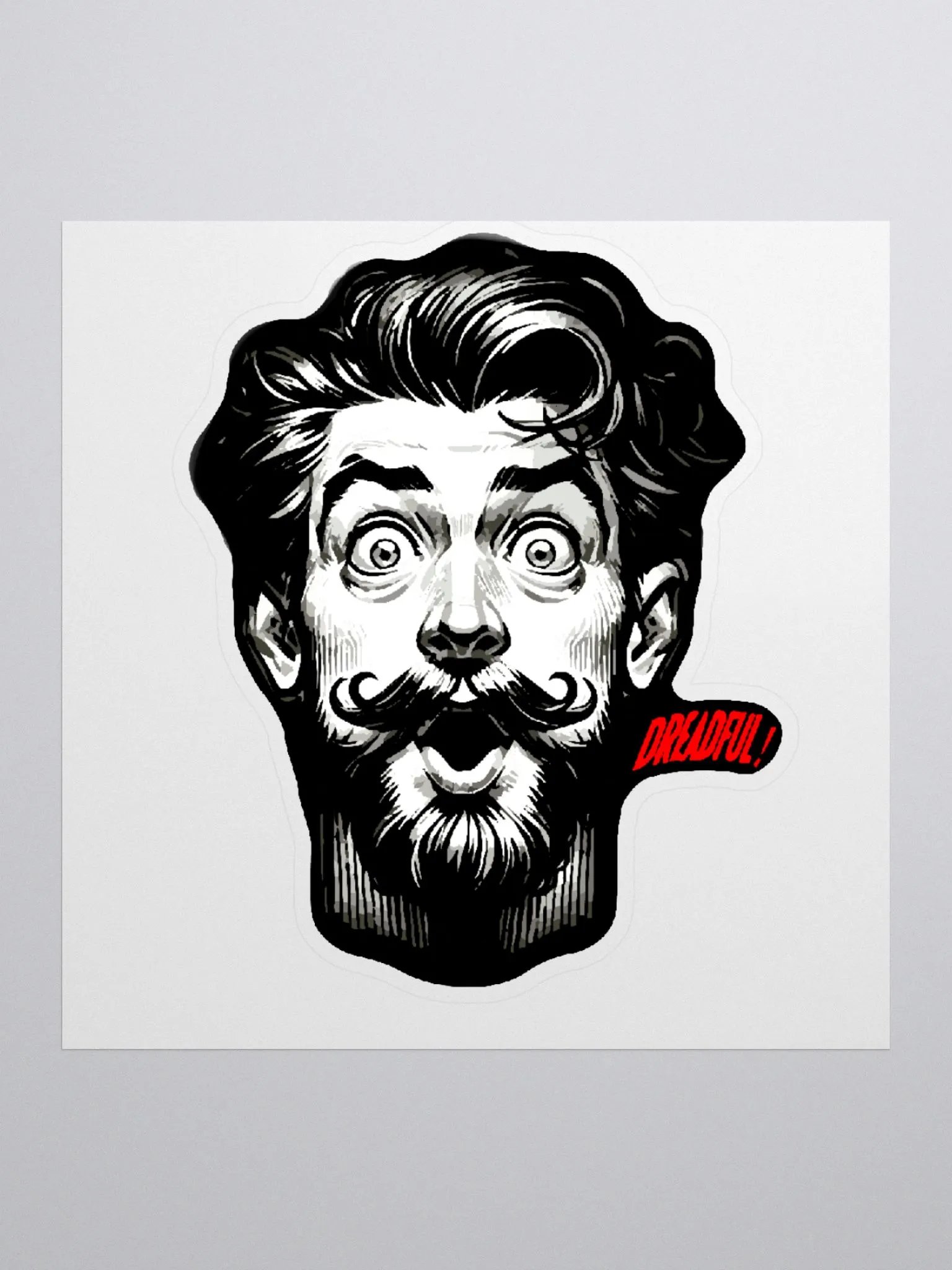 Dreadful Kiss Cut Sticker product image (1)