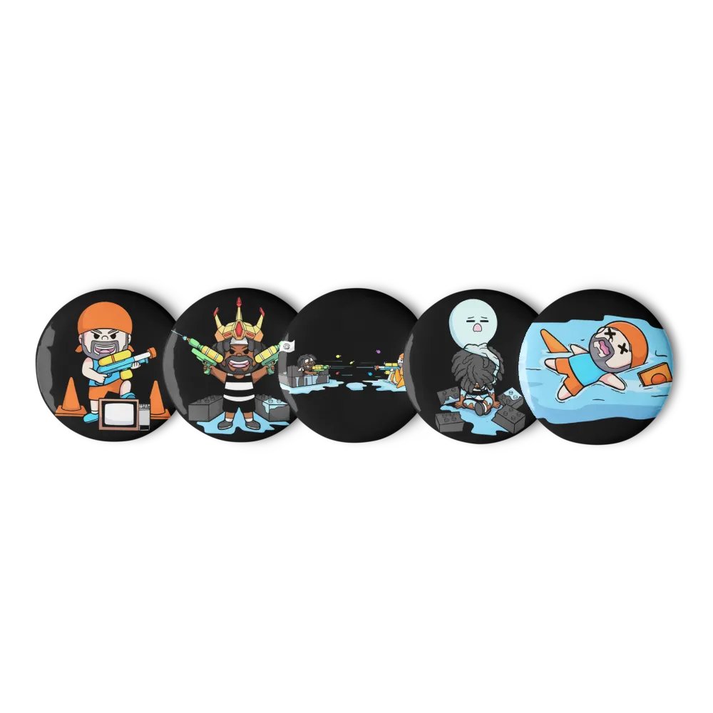 Hydrate War!!! (Pin Set) product image (1)
