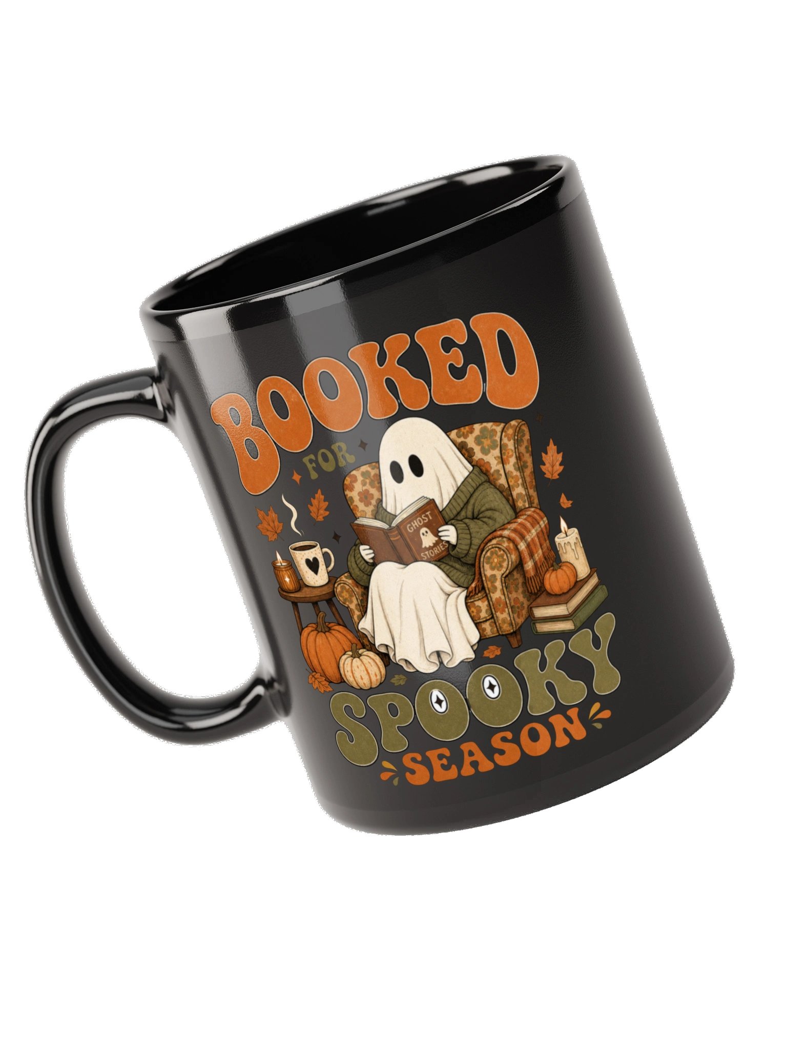 Booked for Spooky Season Ghost Mug product image (9)