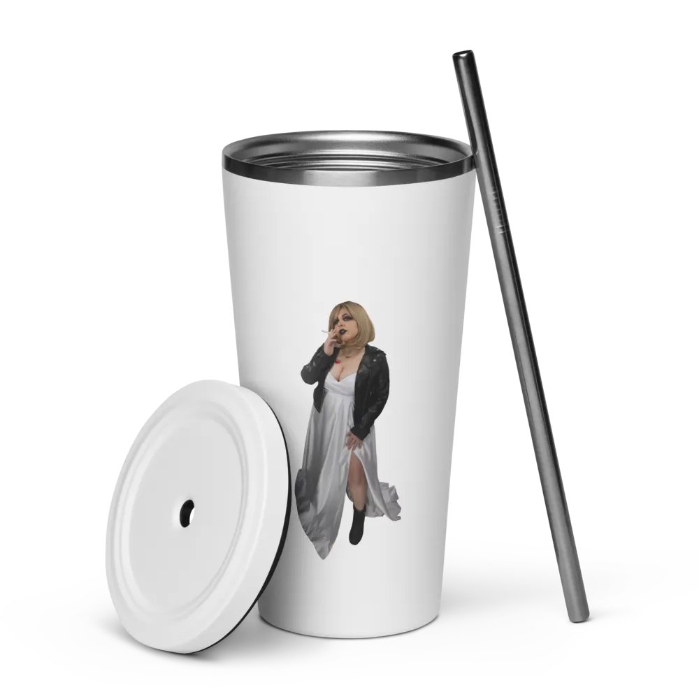 Bride of Chucky Insulated Tumbler w/ Straw product image (7)