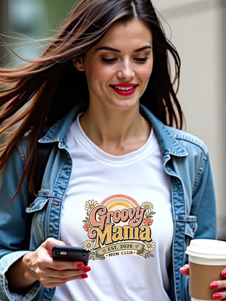 Groovy Mama Retro T-Shirt product image (1)
