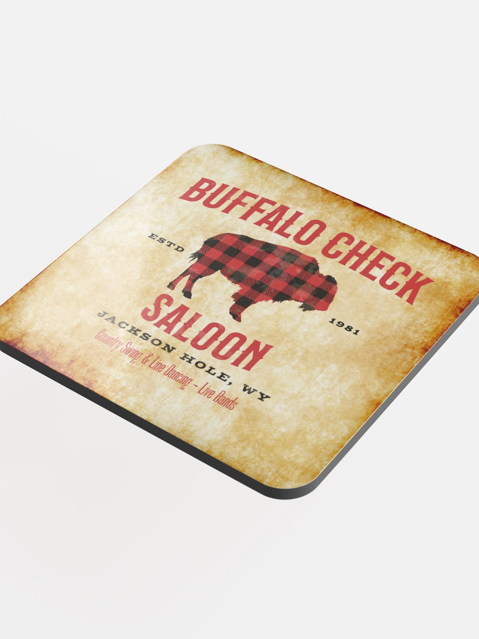 Buffalo Check Saloon • Beverage Coaster product image (4)