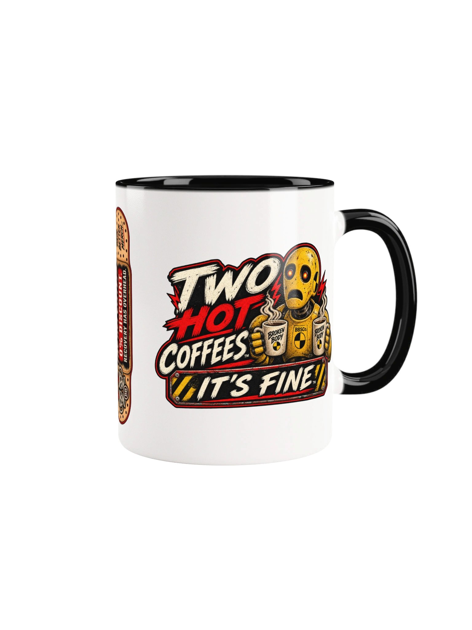 TWO HOT COFFEES™ — IT’S FINE™ — CERAMIC MUG product image (1)