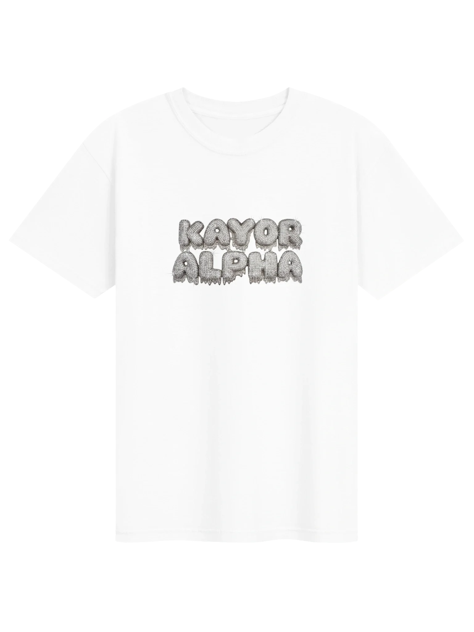 White T-shirt KOA diamonds
