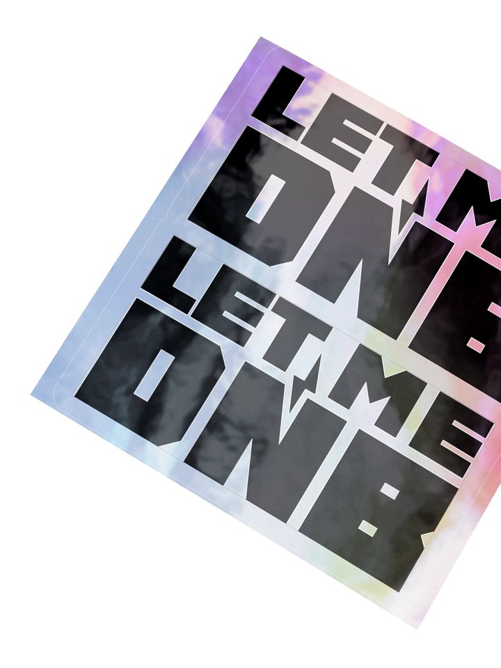 LET ME DNB HOLO product image (5)