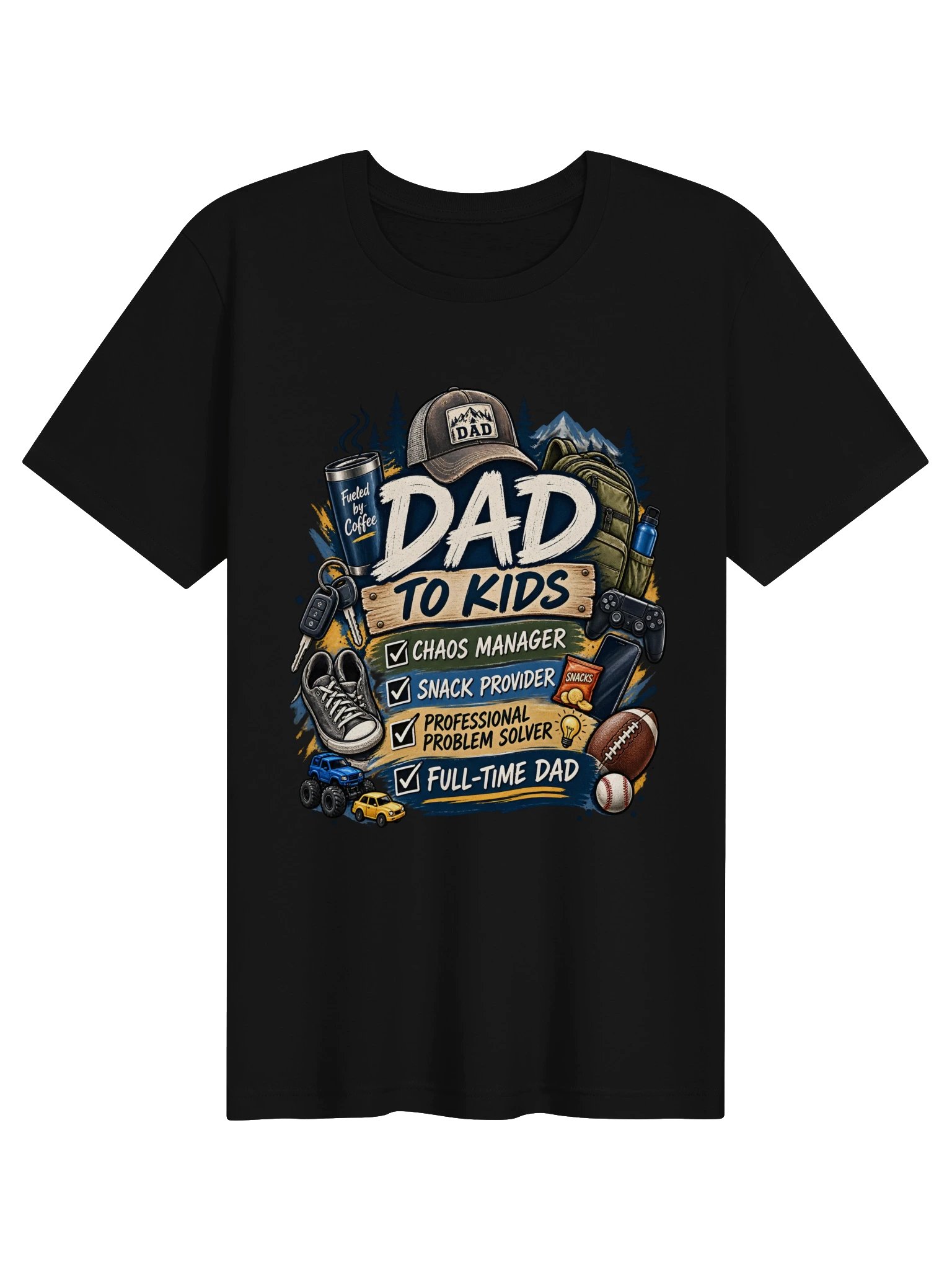 Dad To Kids T-Shirt product image (1)