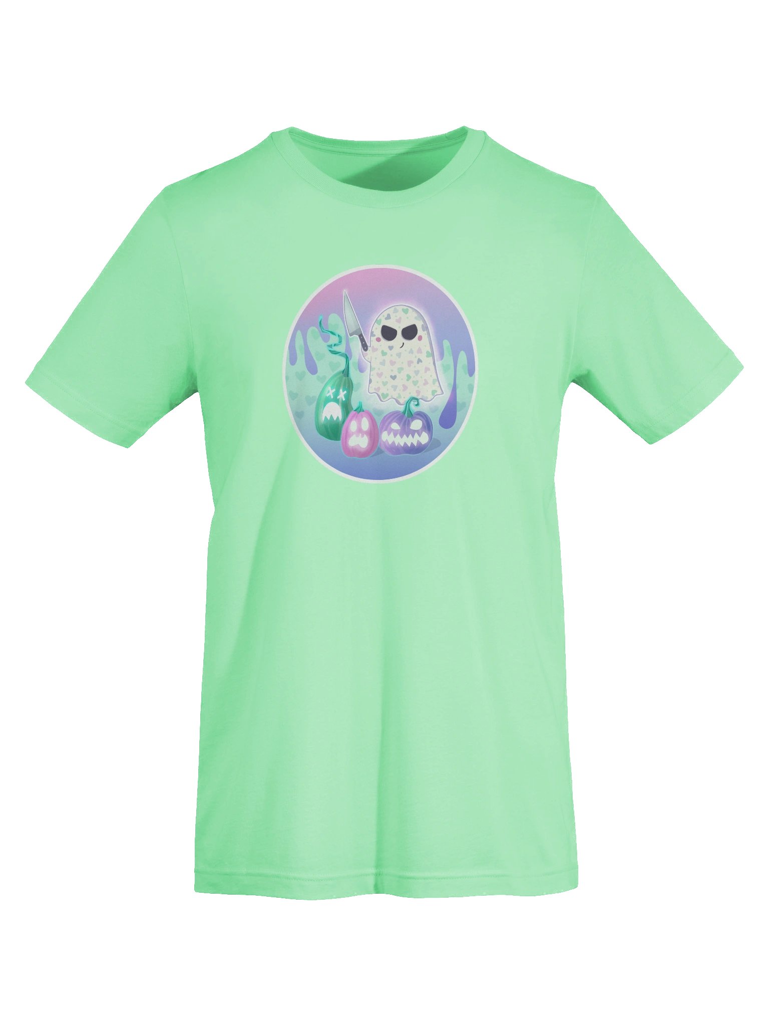 Pastel Little Ghost Pumpkin Carver - T-Shirt product image (6)