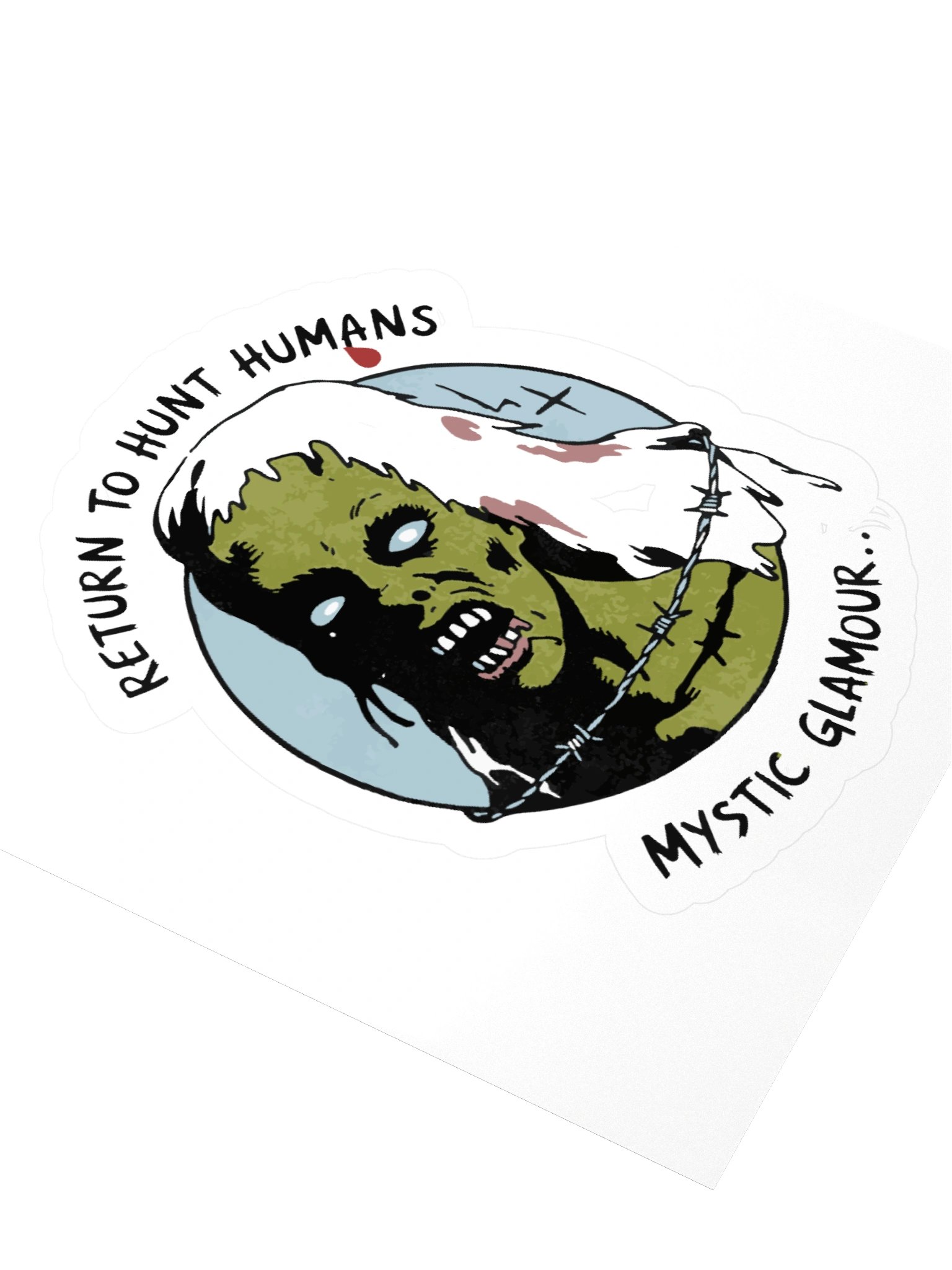 Mystic Glamour Zombie Kiss Cut Stickers product image (3)