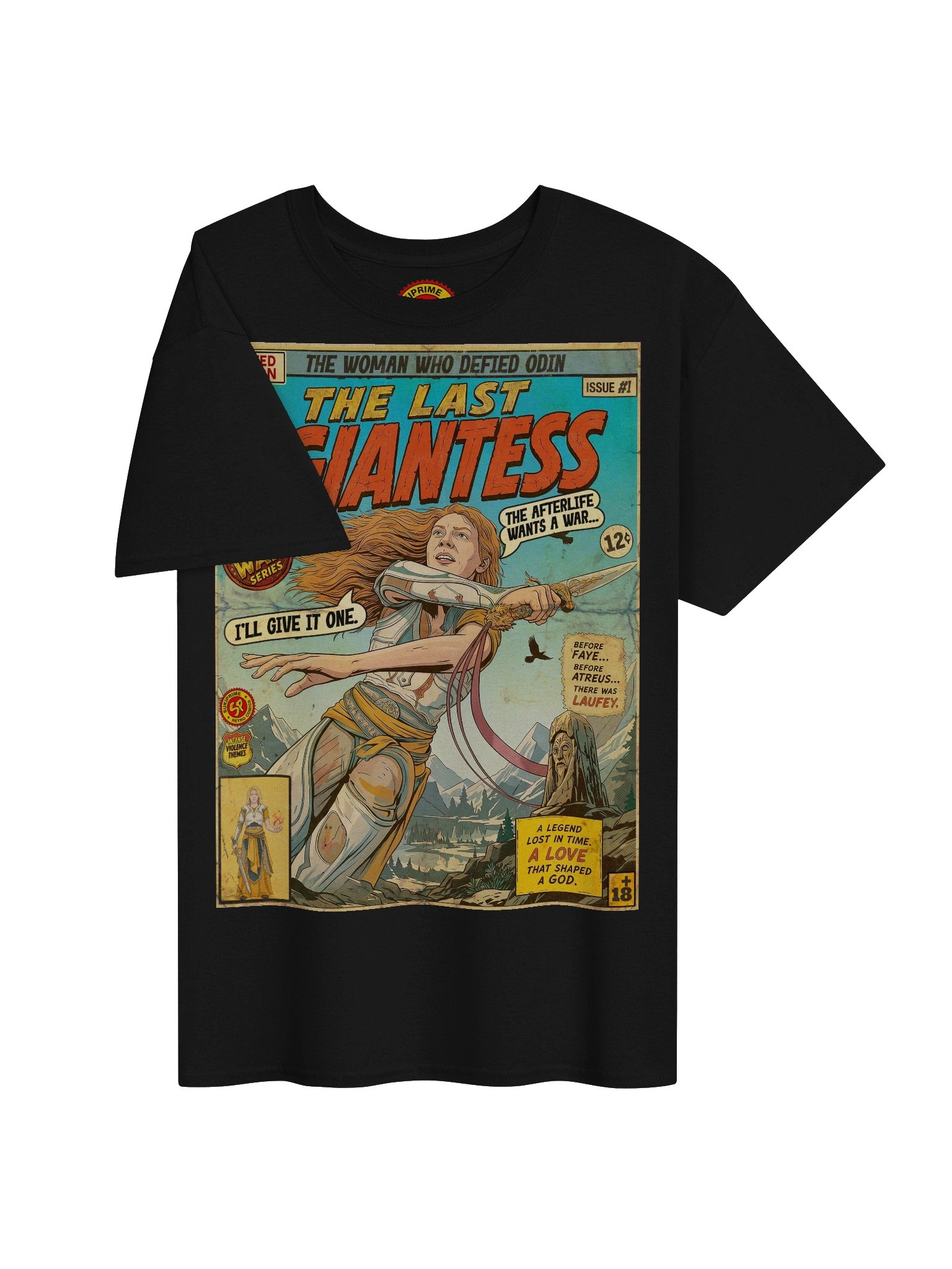 The Last Giantess Comic Art Gaming T-Shirt product image (3)