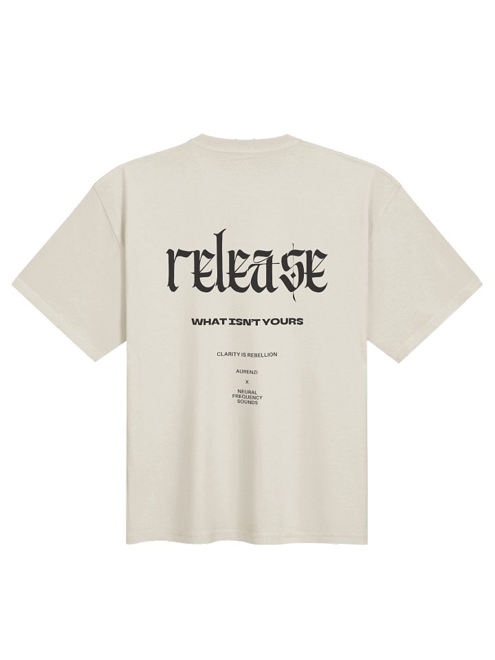 Release Tee – Ivory Signal / Capsule 01 product image (2)