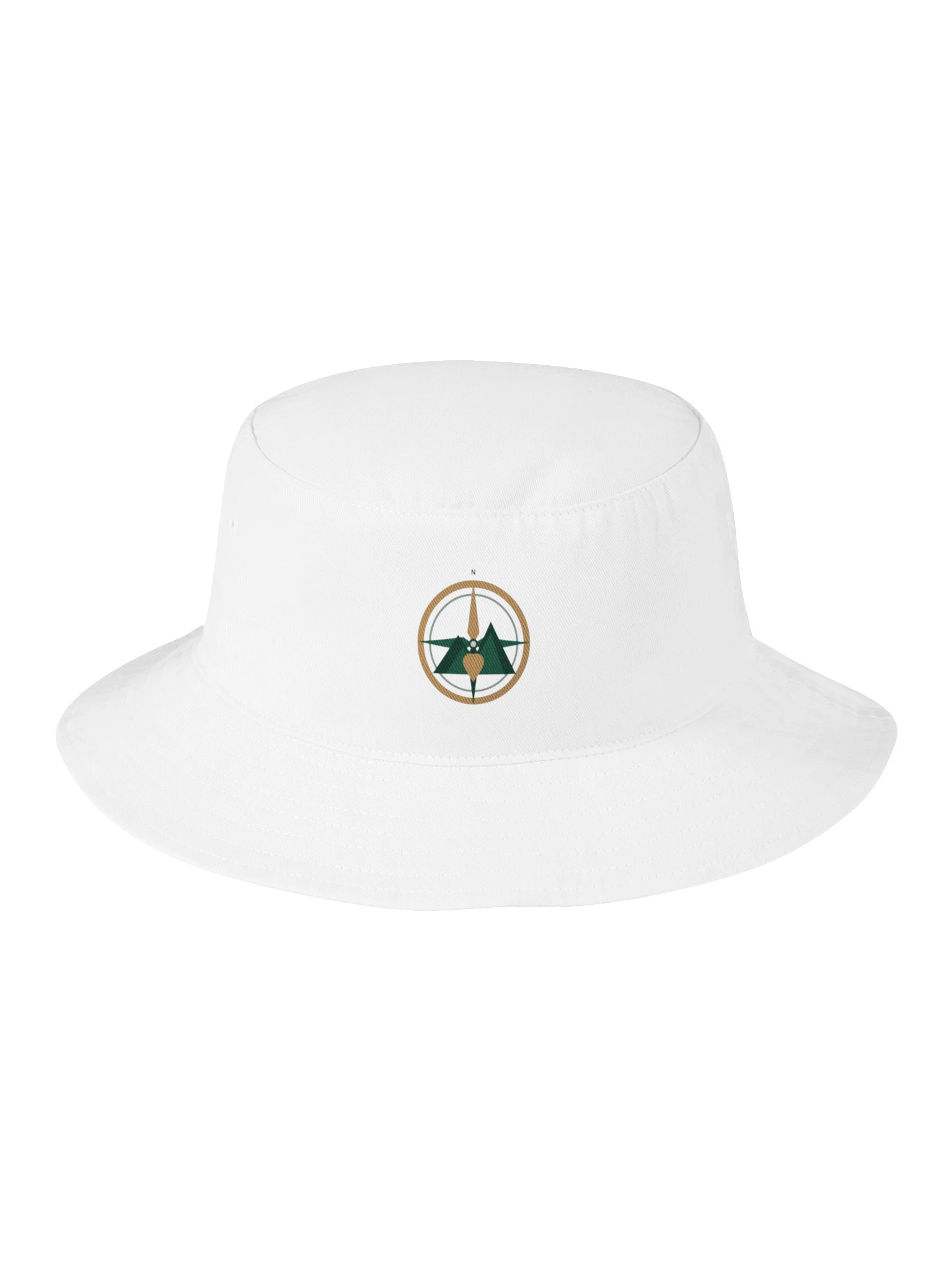 Curious Compass Fishing-Day Bucket Hat — Casual Cotton product image (1)