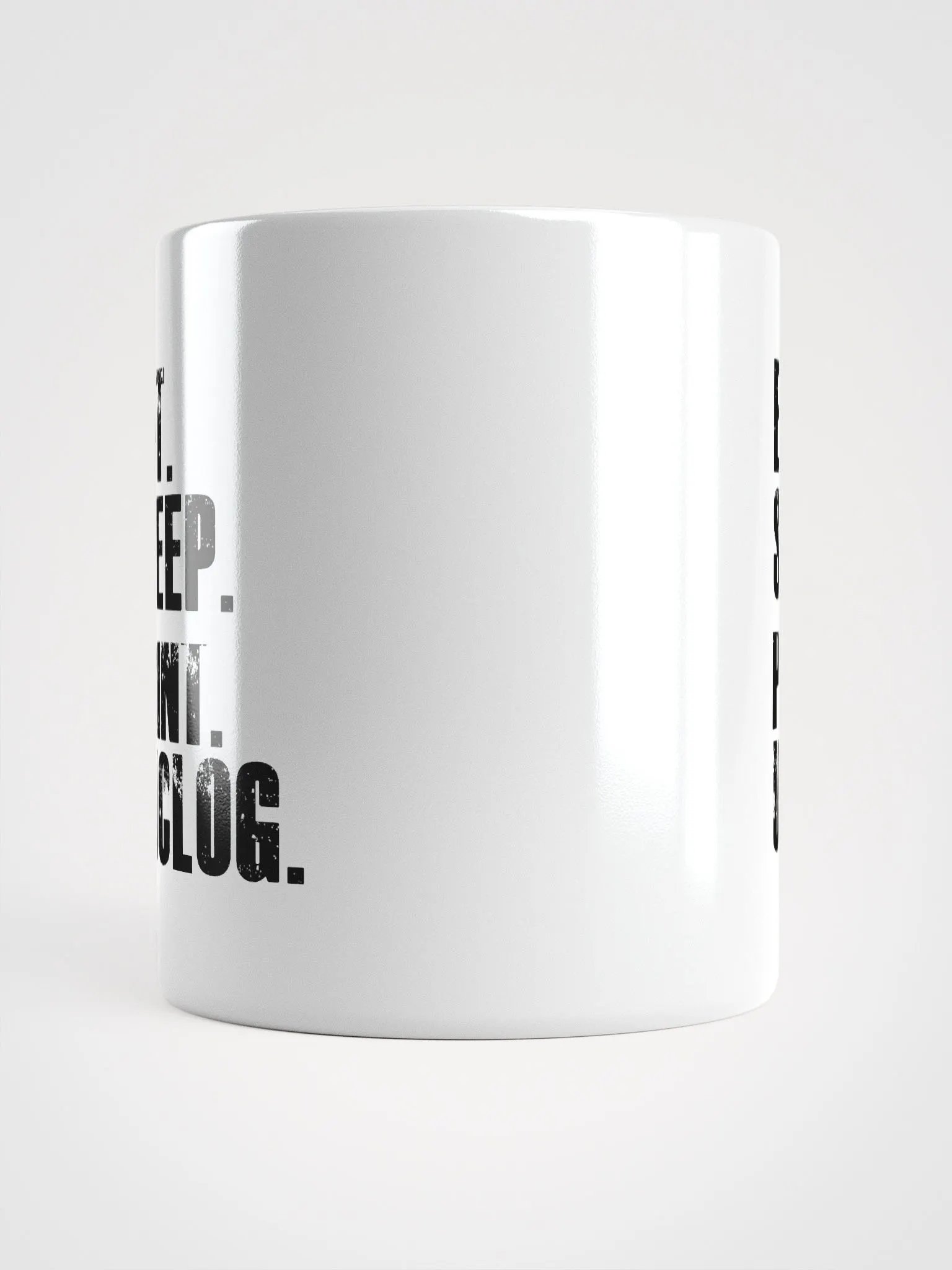 Eat Sleep Print Unclog - White Ceramic Mug product image (5)