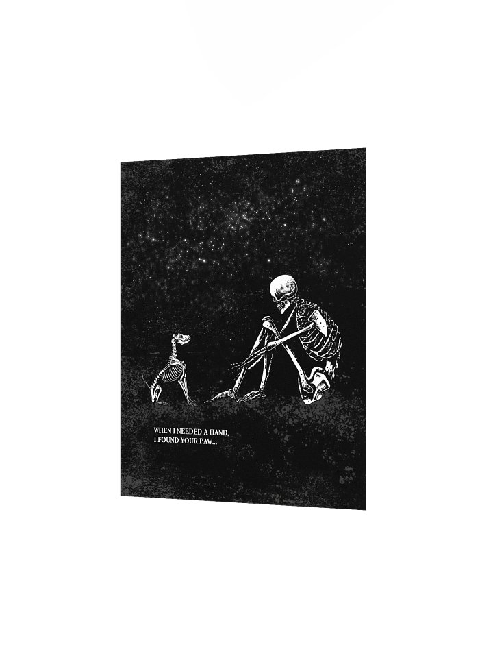 When I Needed A Hand, I Found Your Paw - Art Print product image (4)
