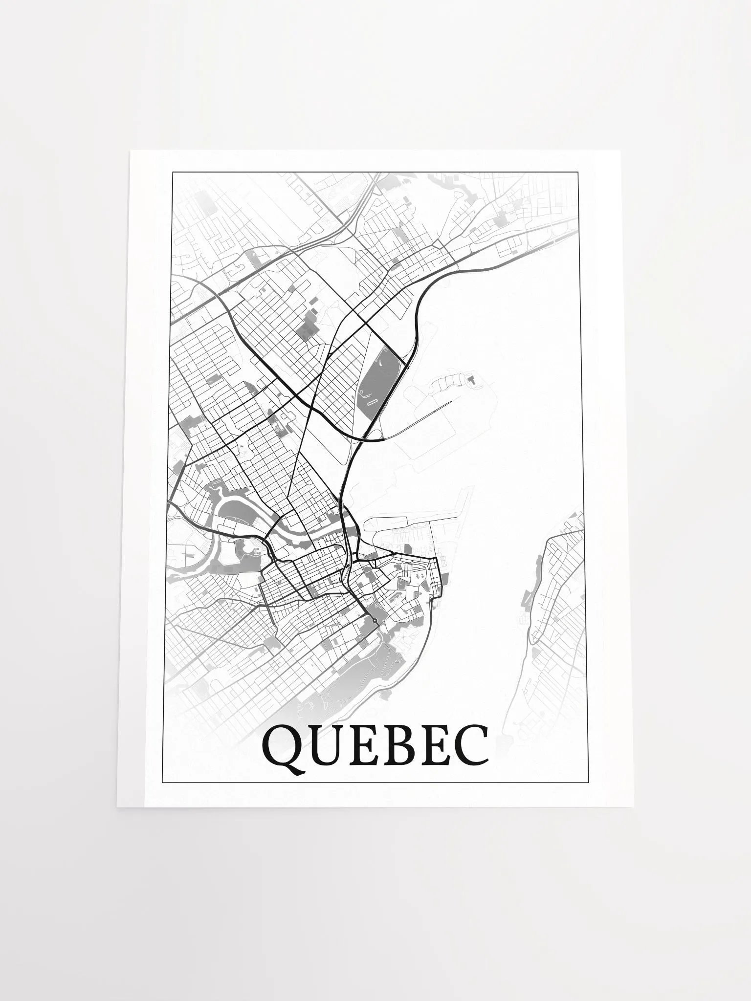 Quebec, Canada, city map print product image (20)