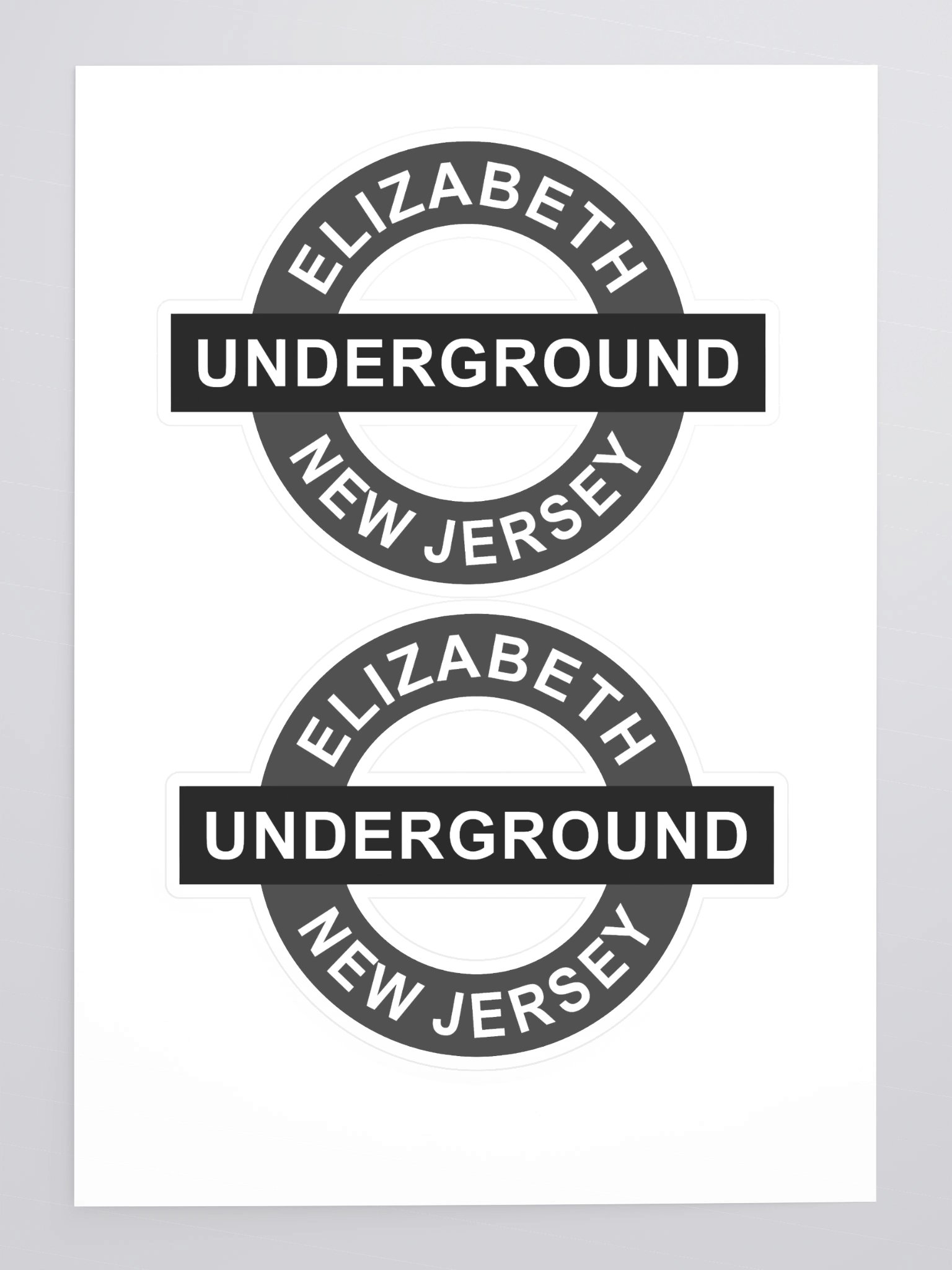 2 black/white Stickers product image (3)