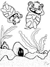 TSStechAngel's World - Sea Otters Coloring Page