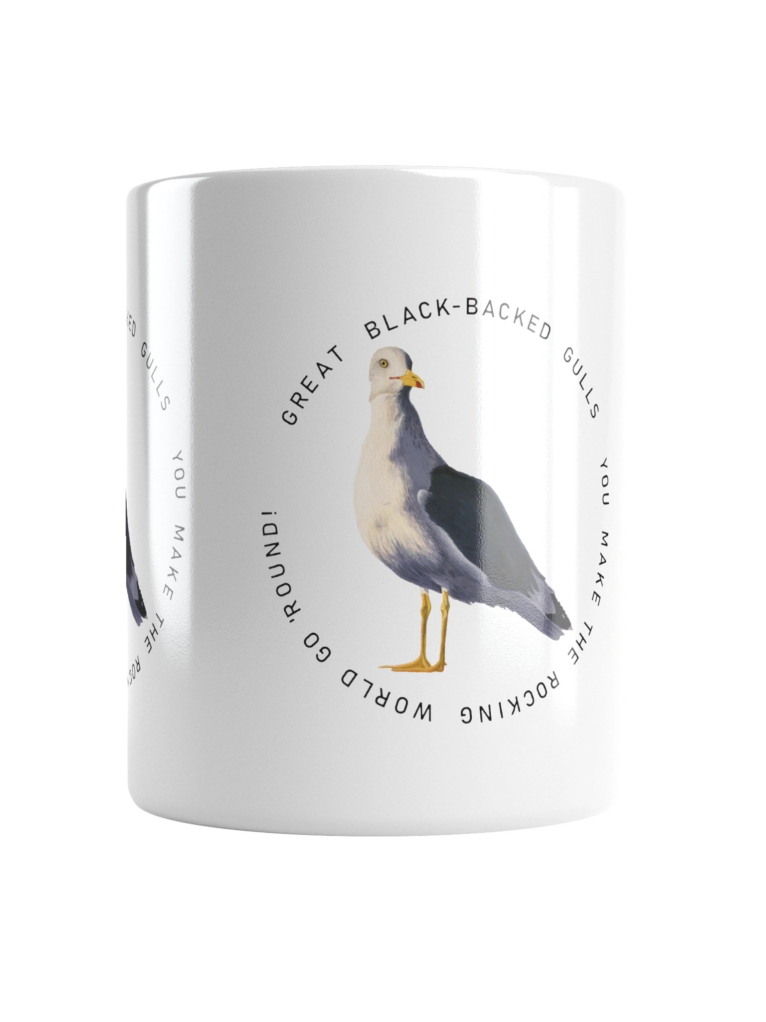 Black-Backed Gulls white mug product image (5)