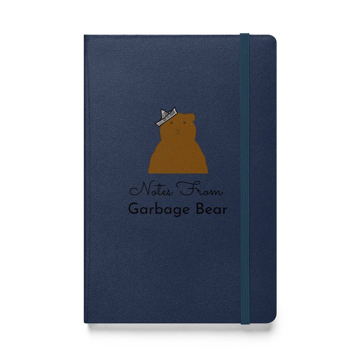 Garbage Bear Hardcover Notebook product image (1)