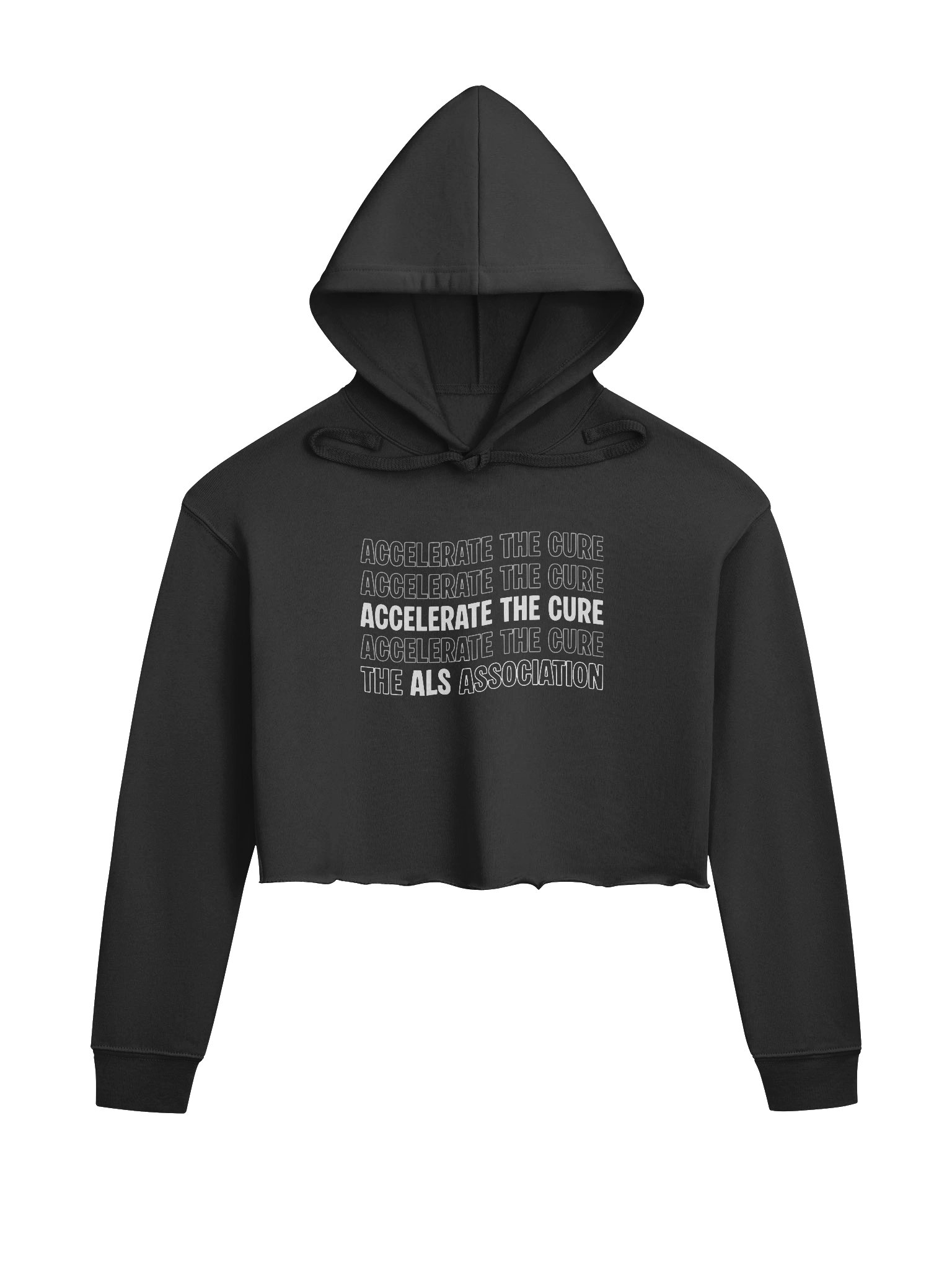 Accelerate the Cure Wavy Cropped Hoodie product image (3)