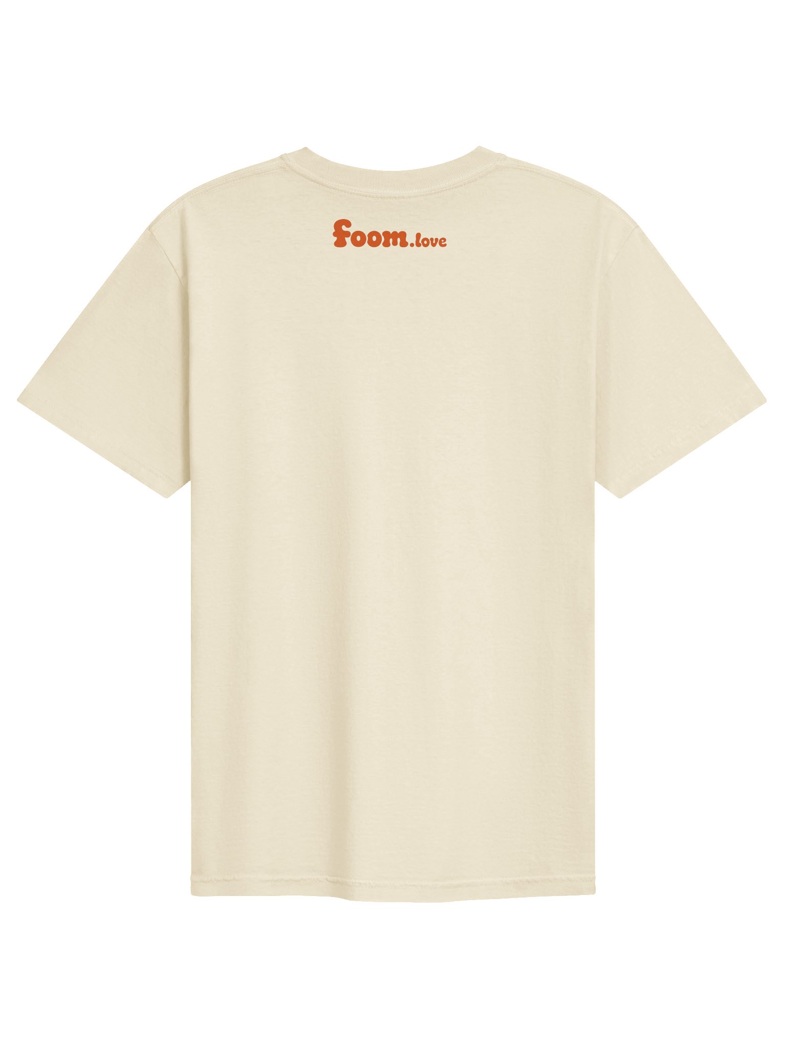 Foom Orange Bubble Wordmark Tee product image (2)