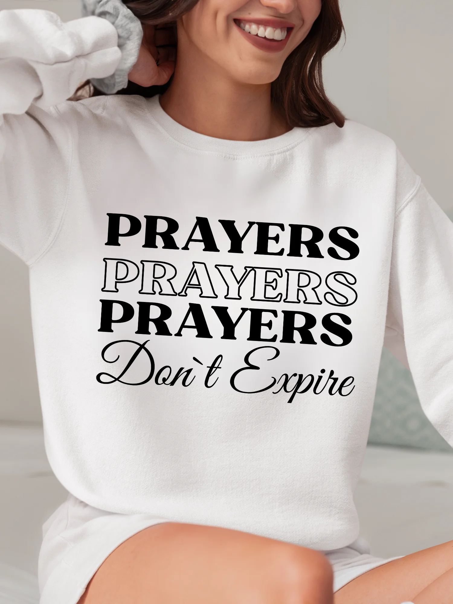 Prayers Do Not Expire Gildan Sweatshirt. product image (1)