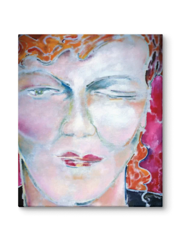 Eve Contemplating (1987) on canvas (20" x 24") product image (2)