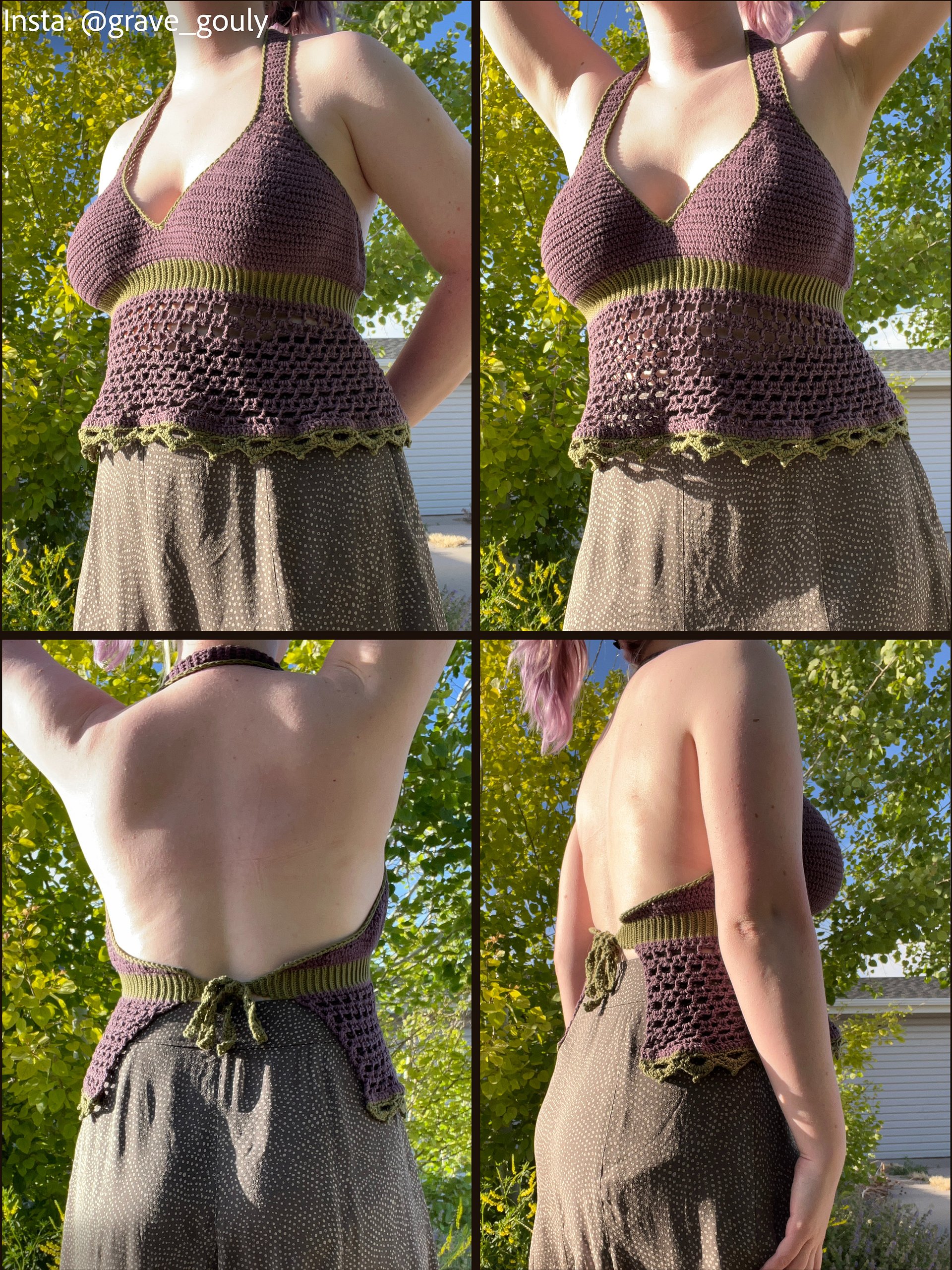 Hazel Halter Top - Crochet Pattern product image (7)