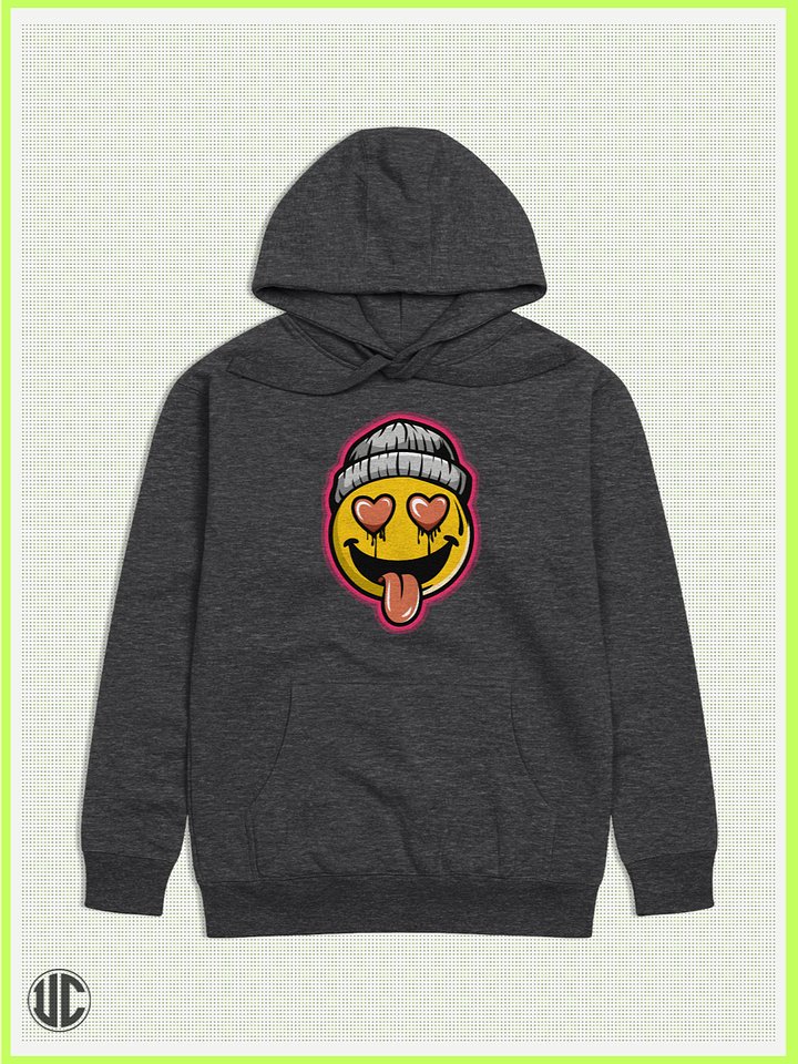 UnkoCon – No Filter Smiley Pullover Hoodie product image (1)