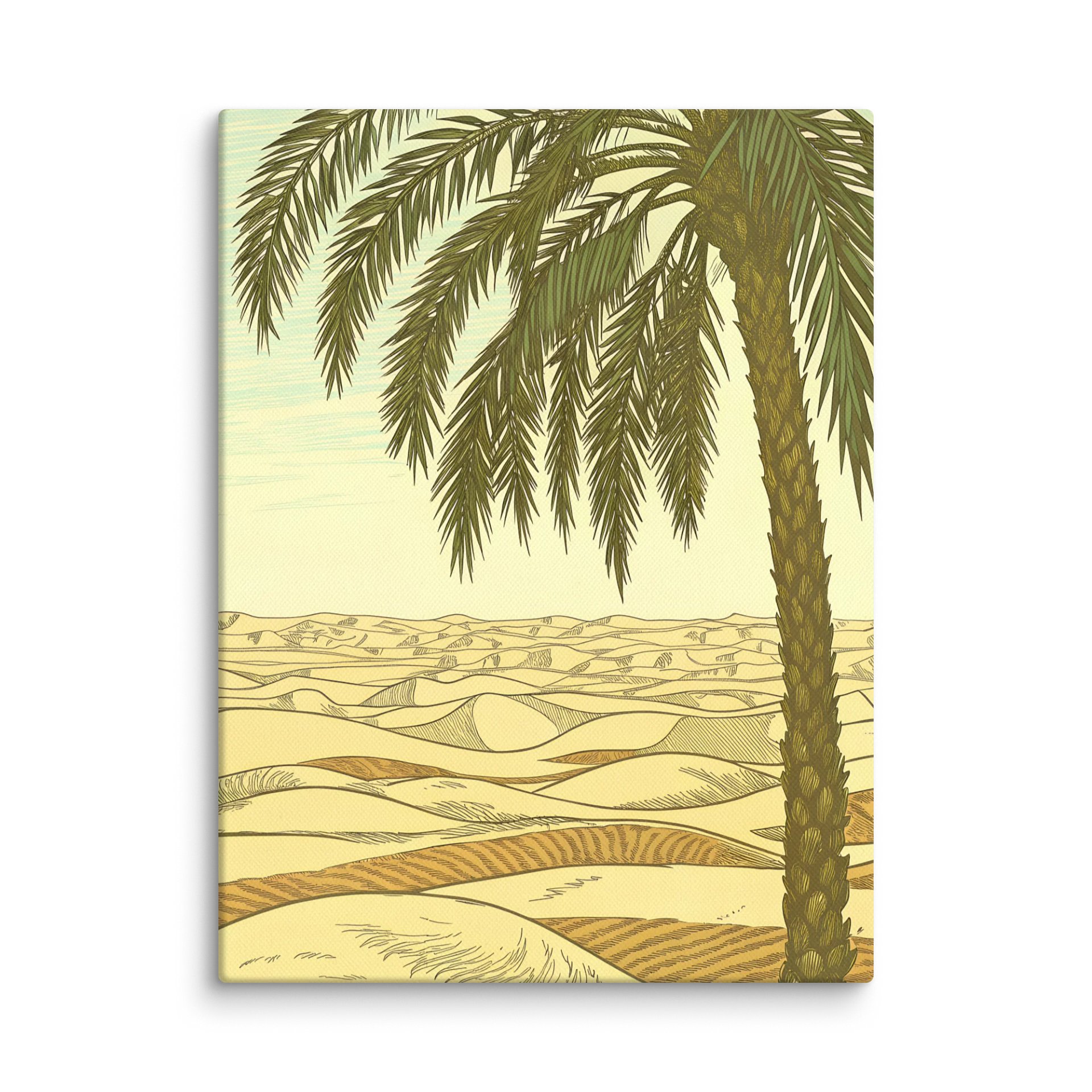 Desert Palm Tree | Minimalist Nature Wall Art product image (1)