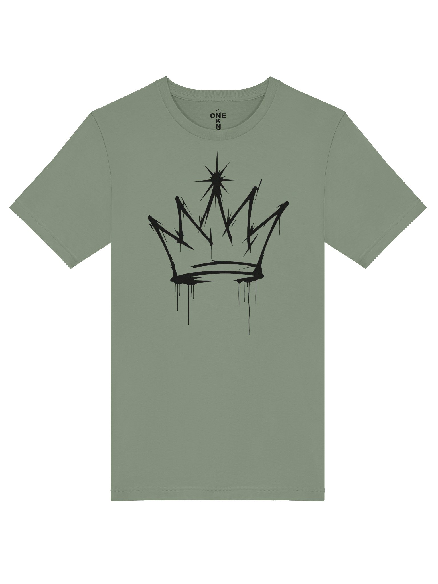 ONE KING Urban Crown Premium T-Shirt black print product image (1)
