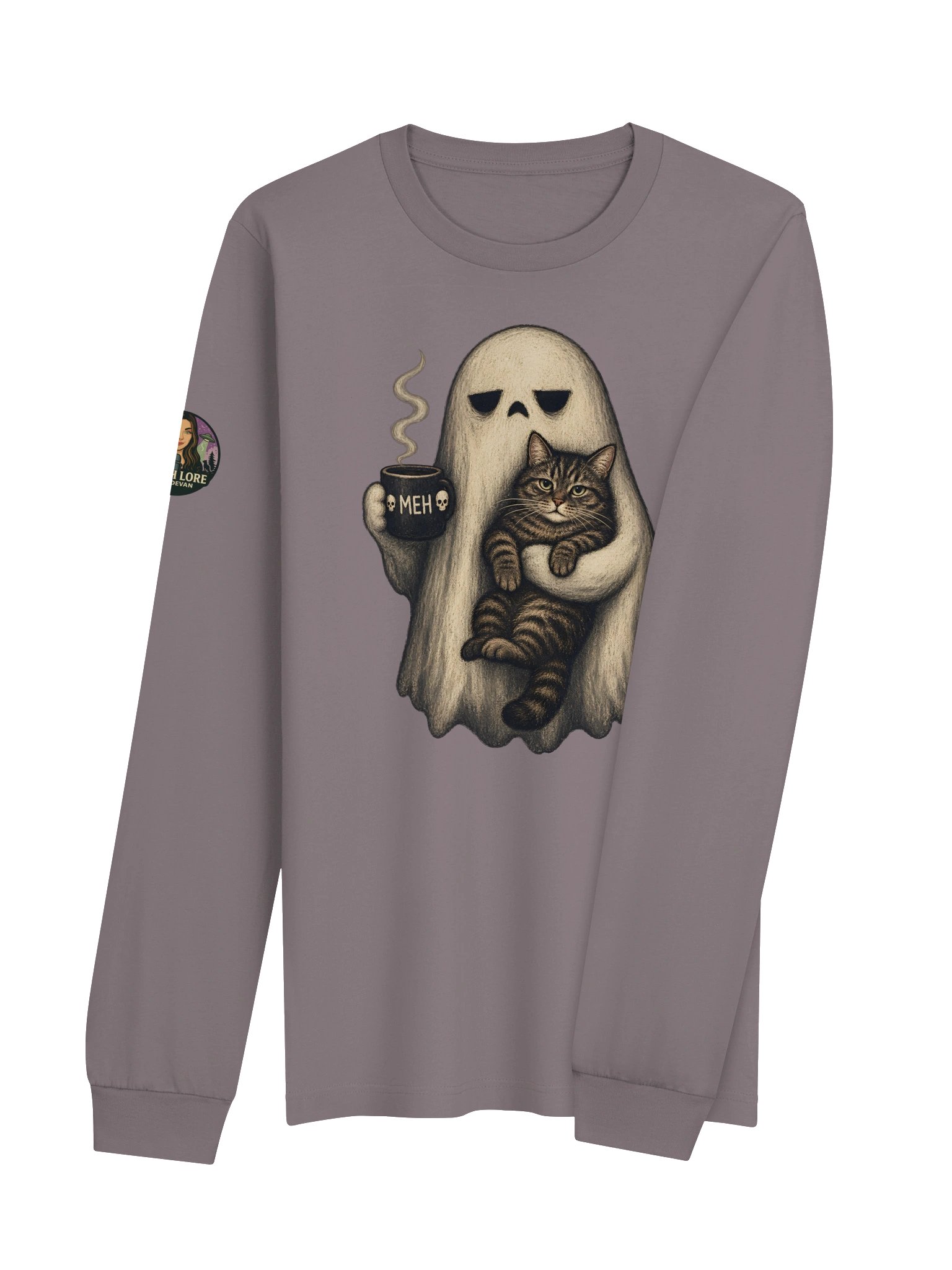 LIMITED EDITION- HALLOWEEN- MORNINGS WITH MERLIN- SUPER SOFT LONG SLEEVED SHIRT product image (4)
