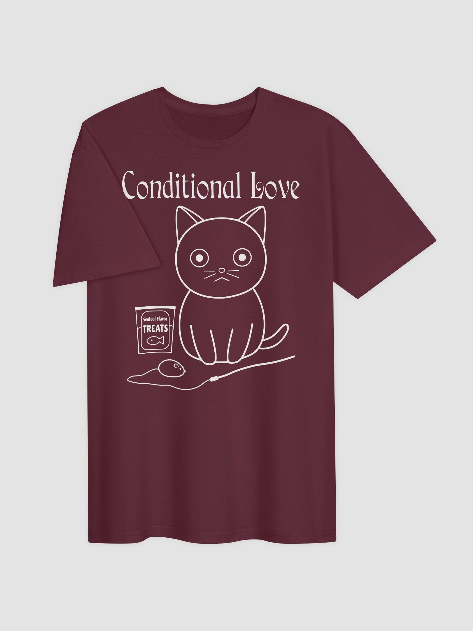 Conditional Love (White Print) - Unisex Adult Super Soft Lightweight T-shirt product image (2)