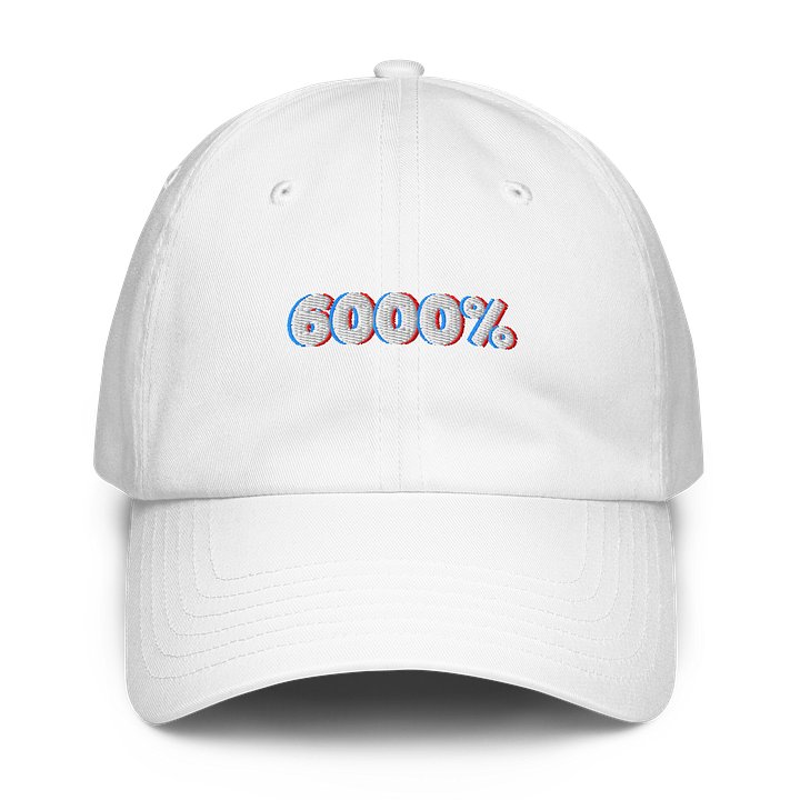 6000% Dad Hat | W H I T E product image (1)