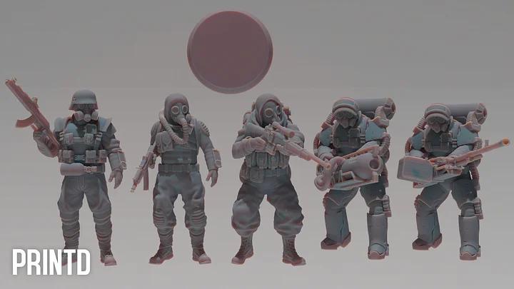 After the Fall Part 3 - Modern Warfare Wargame Resin Models Zona Alpha Zona Alpha product image (2)